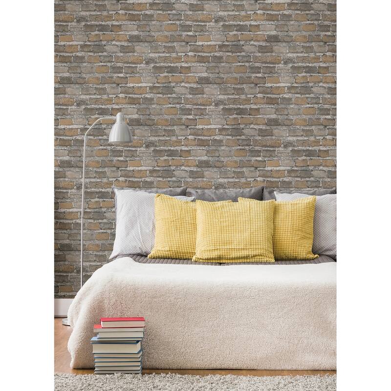 Advantage Lennox Neutral Brick Wallpaper