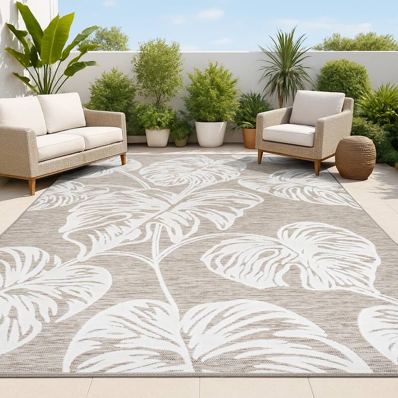 JONATHAN Y Montego Abstract Swirl Area Rug