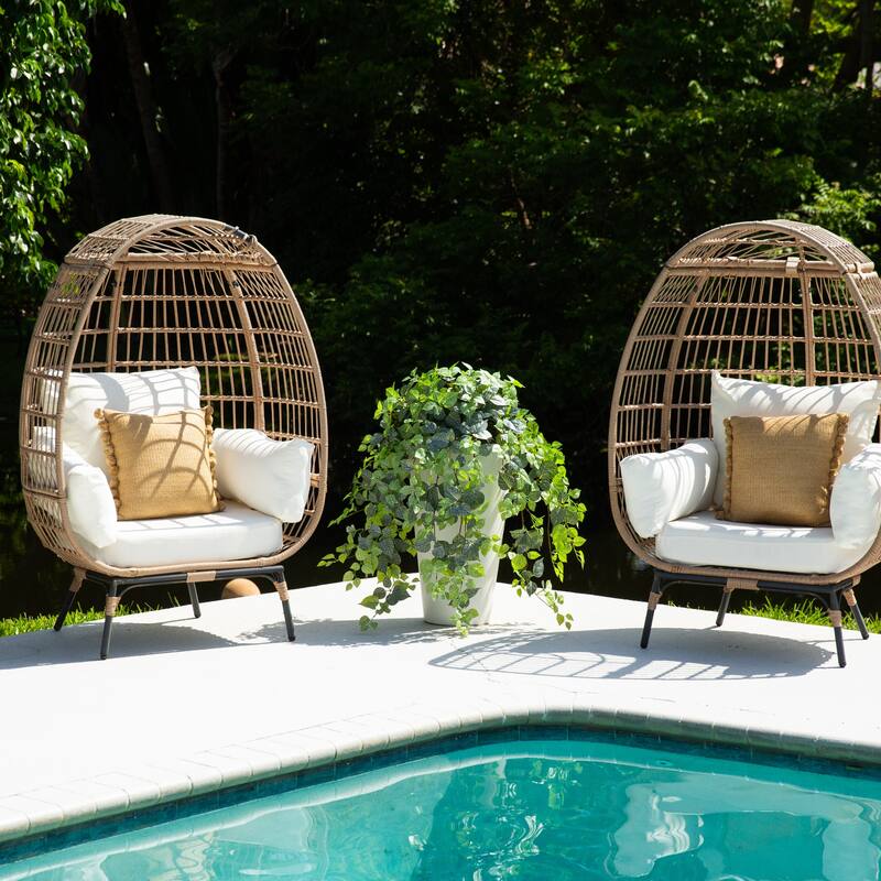 41-in UV Resistant Artificial Fittonia Hanging Plant - Set of 3