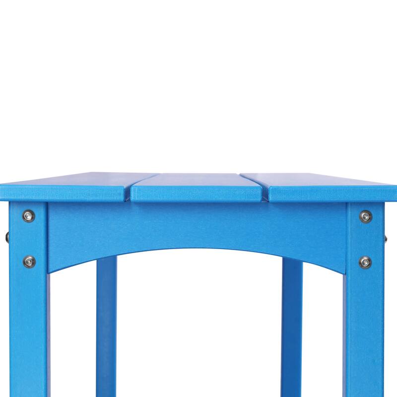 Laguna Hdpe All Weather Outdoor Patio Two Shelf Table