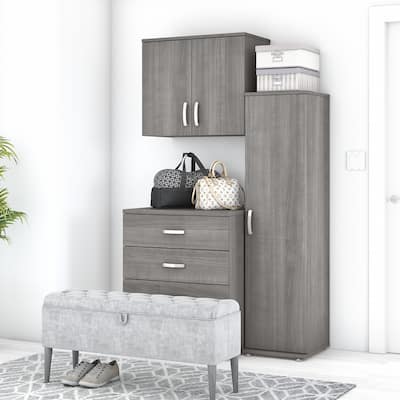 Universal 3 Piece Modular Closet Storage by Bush Business Furniture
