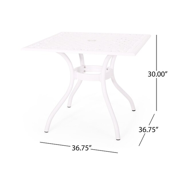 Phoenix Traditional Outdoor Aluminum 5 Piece Dining Set by Christopher Knight Home