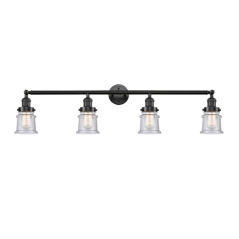 Innovations Lighting Small Canton 4 Light 42" Wide Bathroom Vanity - Oil Rubbed Bronze / Seedy