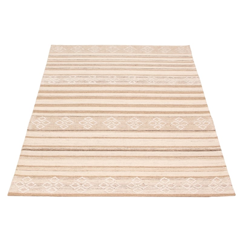 Marrakech Ivory Kilim 5'2" x 7'5" - 5'2 x 7'5