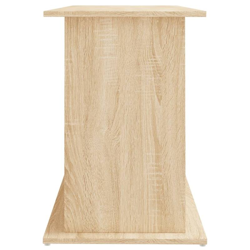 vidaXL Aquarium Stand Sonoma oak Engineered wood 47.6 x 16.1 x 22.8 in - 16.1 x 47.6 x 22.8