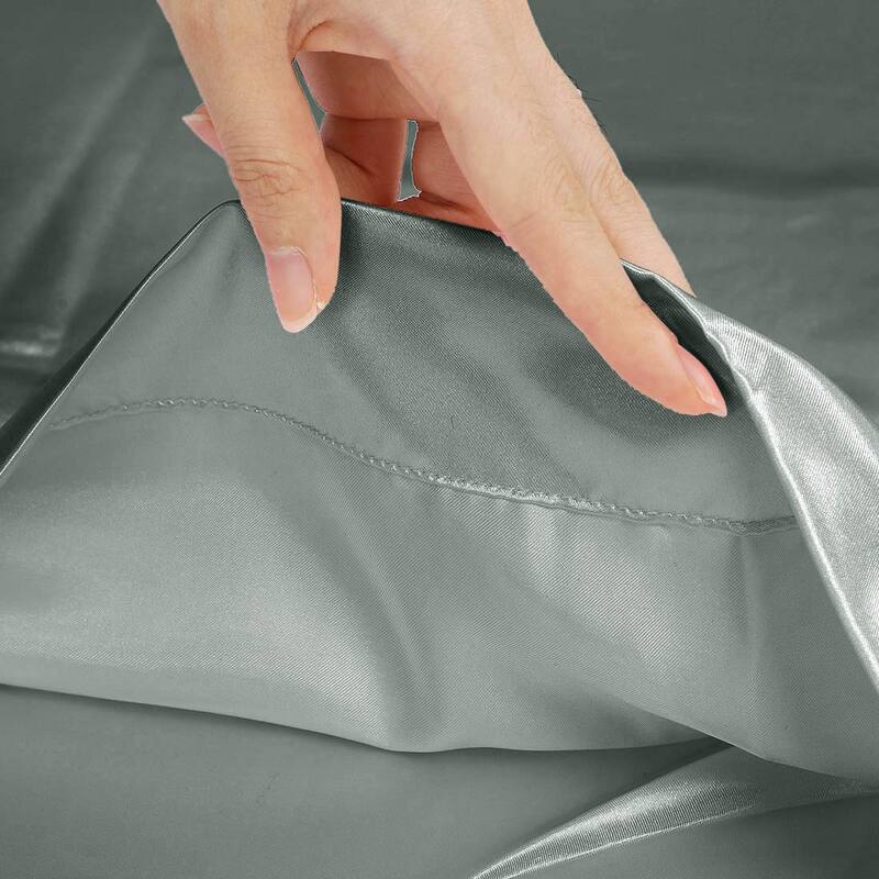 Satin Pillowcases Standard Pillow Covers Set of 2