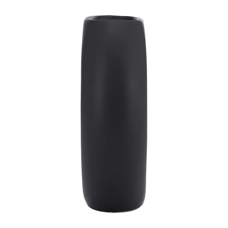 Sagebrook Home Ceramic Contemporary Abstract Donut Round Cut-Out Vase