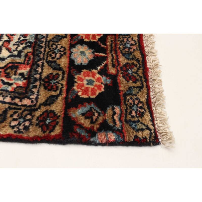 ECARPETGALLERY Hand-knotted Andelz Red Wool Rug - 3'7 x 7'4