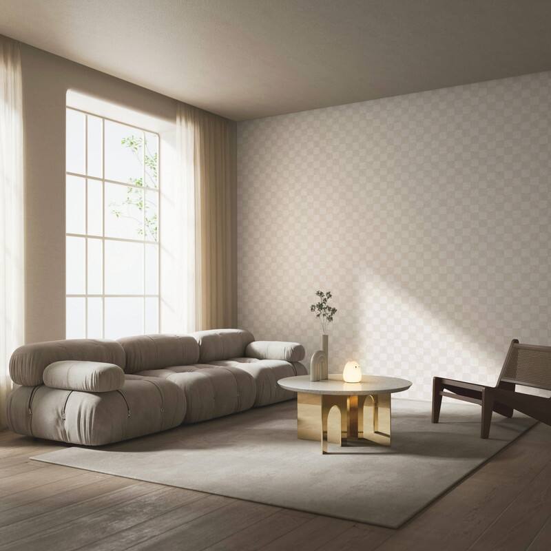 Classic Check Textured Peel and Stick Wallpaper by Jeremiah Brent