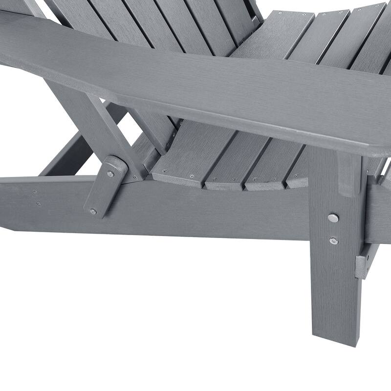 Haven Poly Resin Plastic Folding Adirondack Chair (Set of 2)