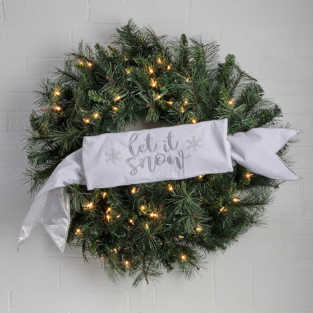 6''X44" "Let It Snow" Banner
