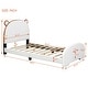 preview thumbnail 11 of 13, Bear Style PU Upholstered Platform Bed with Pocket,Twin Size