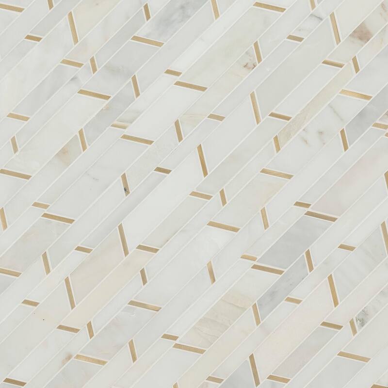 Ackland AKM-SM-AR12X12ILX-CA Artemis - 12" x 12" Metal and Stone - Tribeca Oro