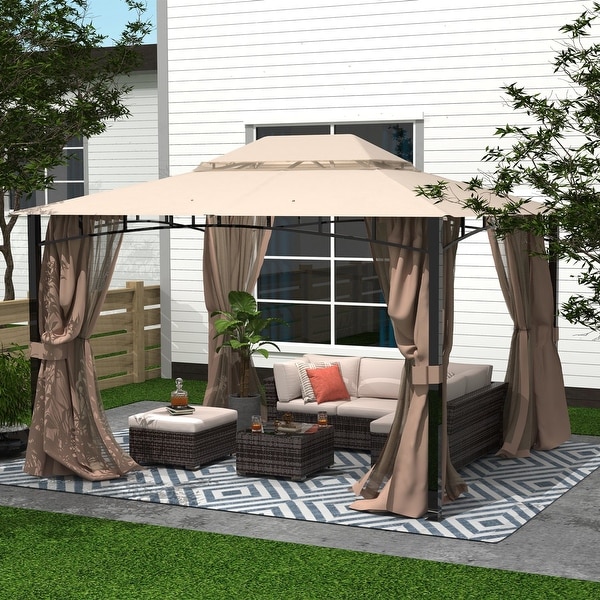 Amarantos Patio Gazebo with Mosquito 