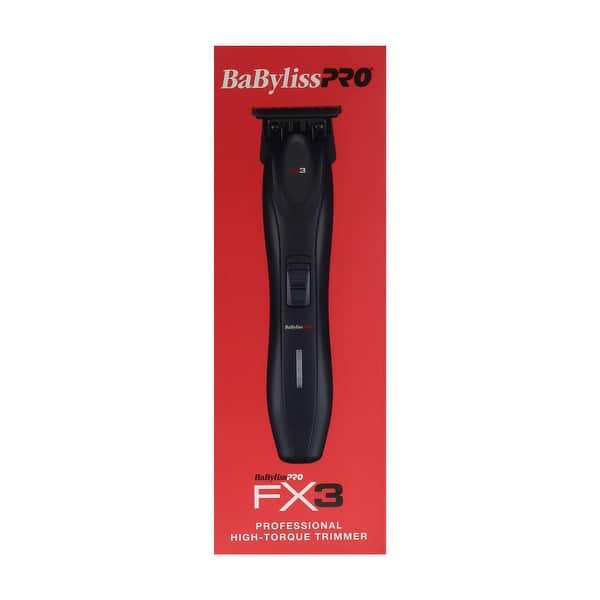 BaByliss Pro FX3 Professional High Torque Trimmer - Black #FXX3TB 