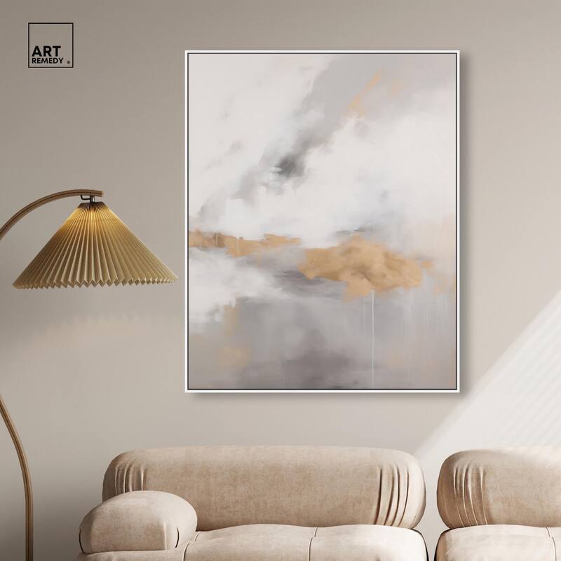 Fleeting Gold II Canvas by Art Remedy
