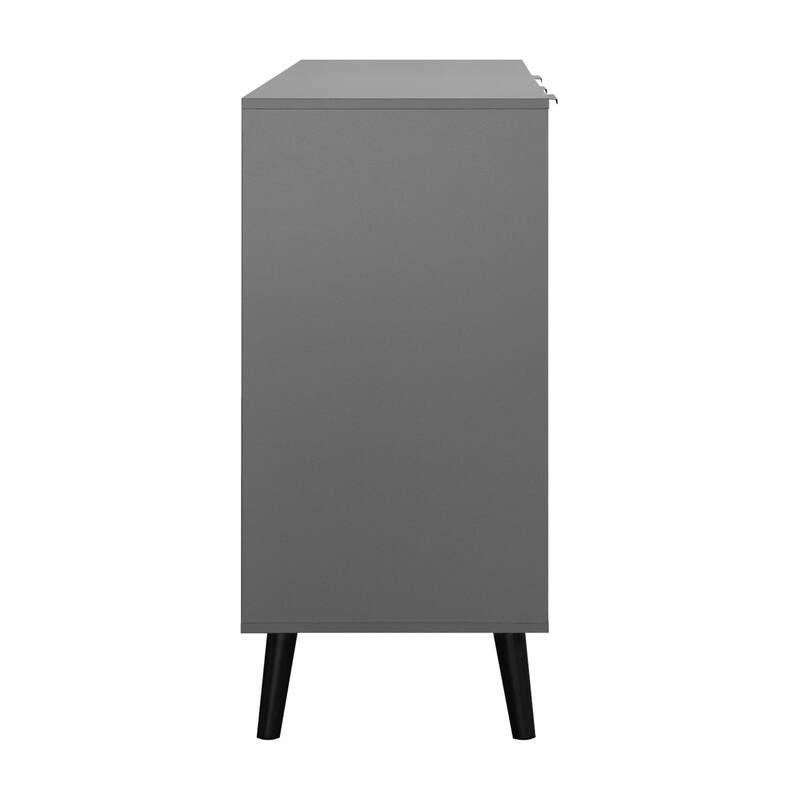 Sideboard Buffet Cabinet with 3 Drawers and 2 Doors