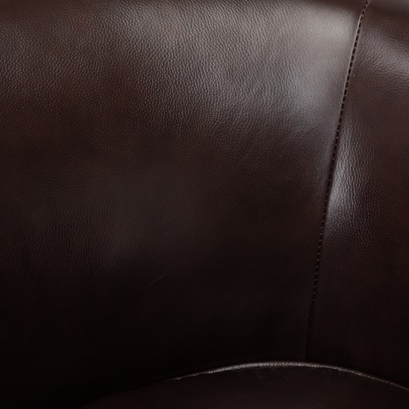 Ridgeline Brown Top Grain Leather Swivel Chair by Greyson Living