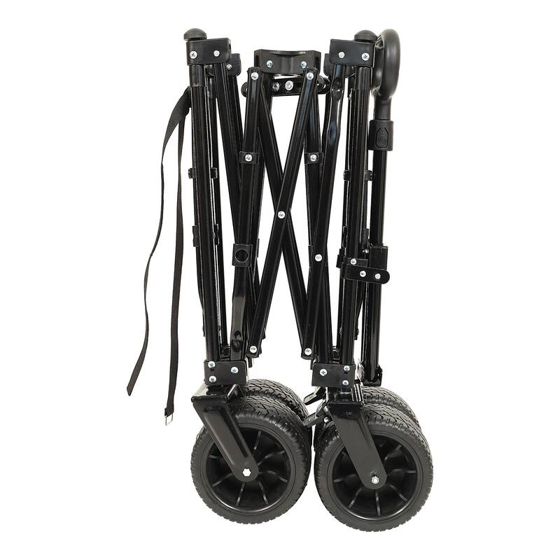 480 lb Capacity Foldable Garden Utility Wagon with Heavy-Duty Wheels