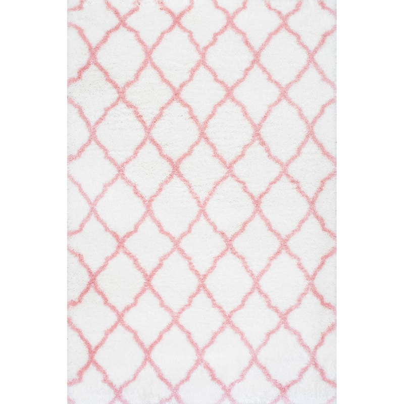 Nuloom Nelda Trellis Kids Shag Area Rug