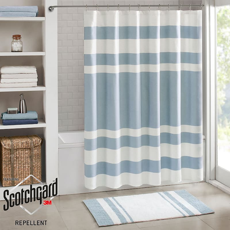 Porch & Den Niantic Shower Curtain - 72x72" - Blue