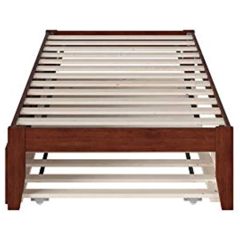 Twin Bed Frame with Trundle & Turbo Charger