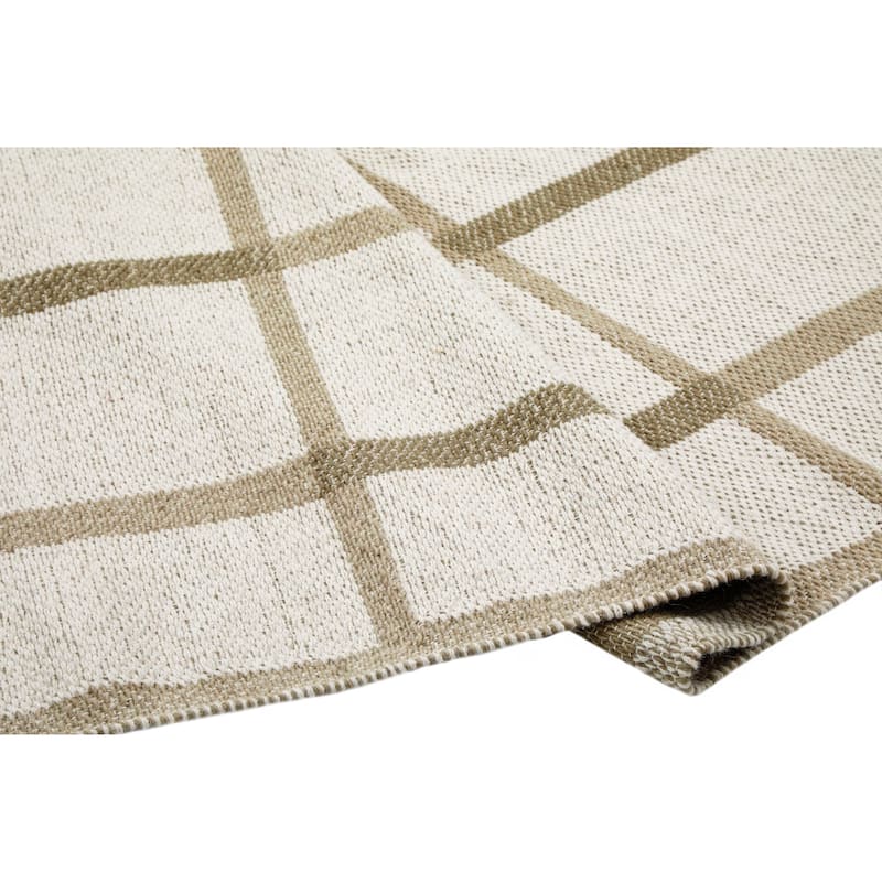 Terra by Obeetee Aurora Lira Ivory Rug