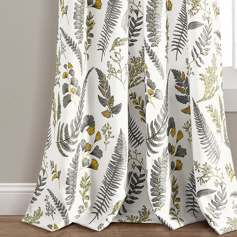Lush Decor Devonia Allover Light Filtering Window Curtain Panel Pair