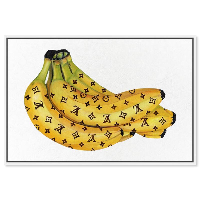 Fashion Bananas III Canvas by Art Remedy - White - 30" x 20"