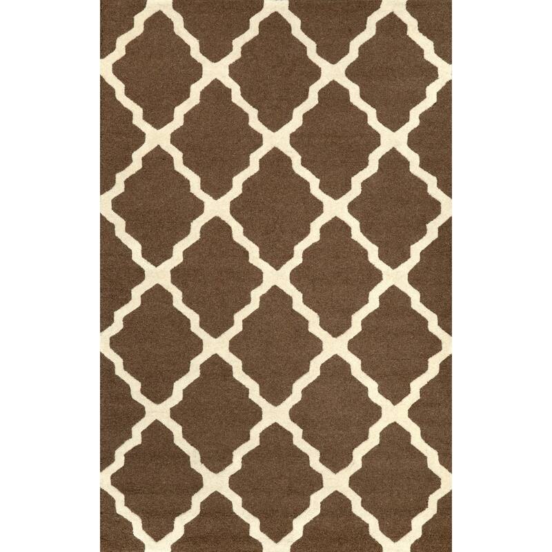 Nuloom Hand Hooked Marrakech Trellis Area Rug