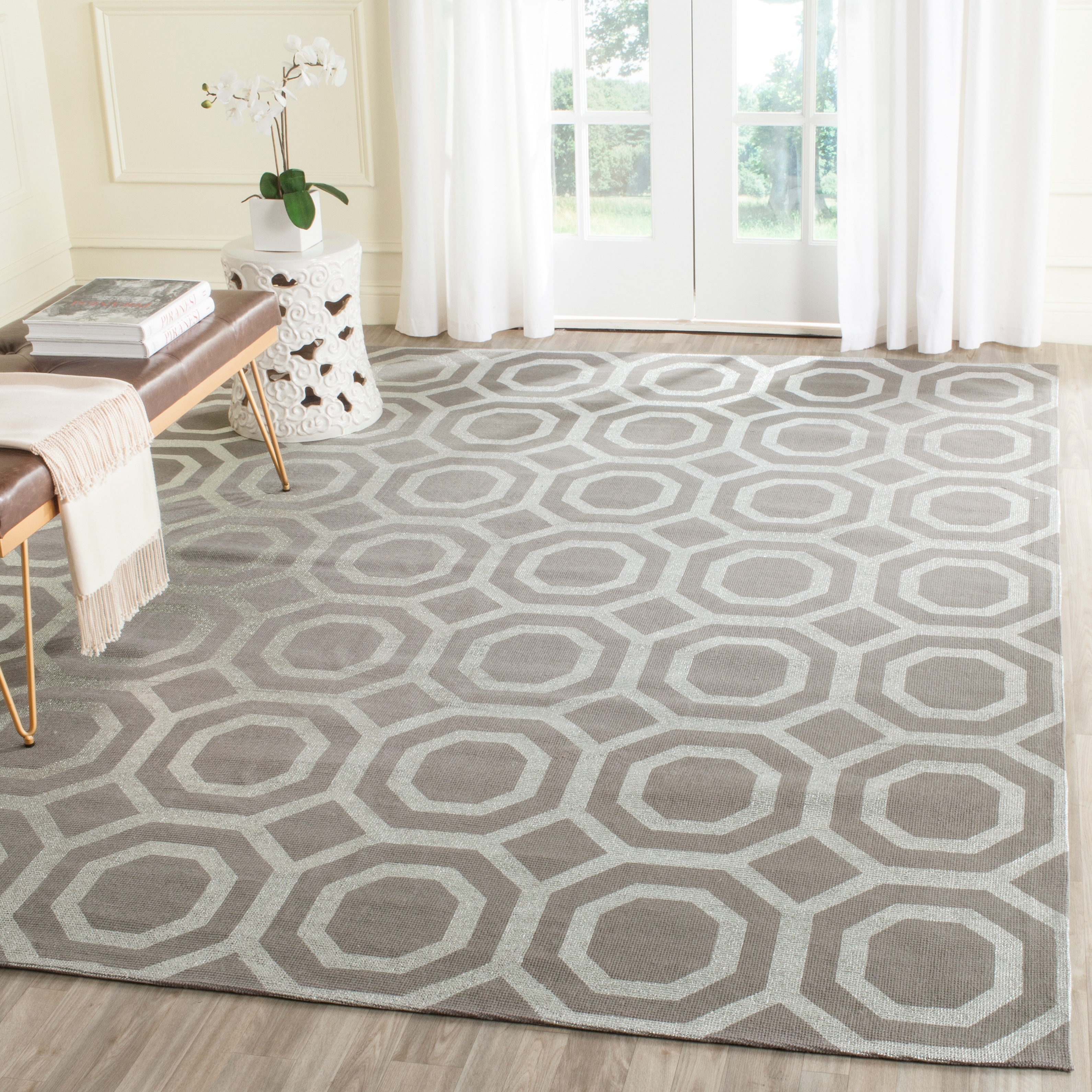 SAFAVIEH Handmade Cedar Brook Igbale Modern Jute Rug