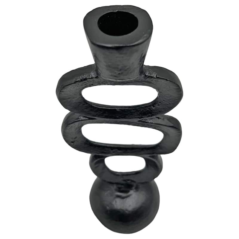 9 Inch Decorative Handmade Aluminum Artistic Bridge Candle holder Set of 2 - 4 x 3 x 9 in