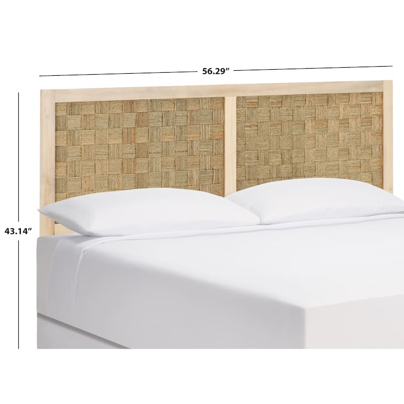 SAFAVIEH Home Halvor Natural Rattan Headboard