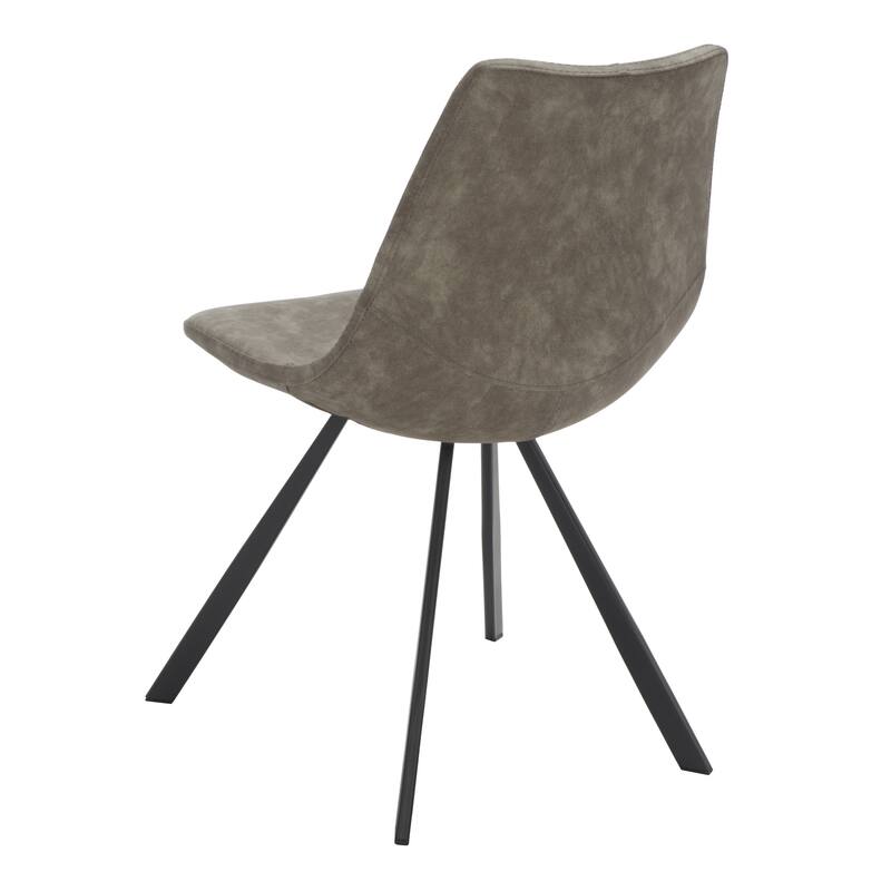 SAFAVIEH Fleeta Mid-Century Dining Chair (Set of 2) - 24 In. W x 19 In. D x 33 In. H - 24Wx19Dx33H