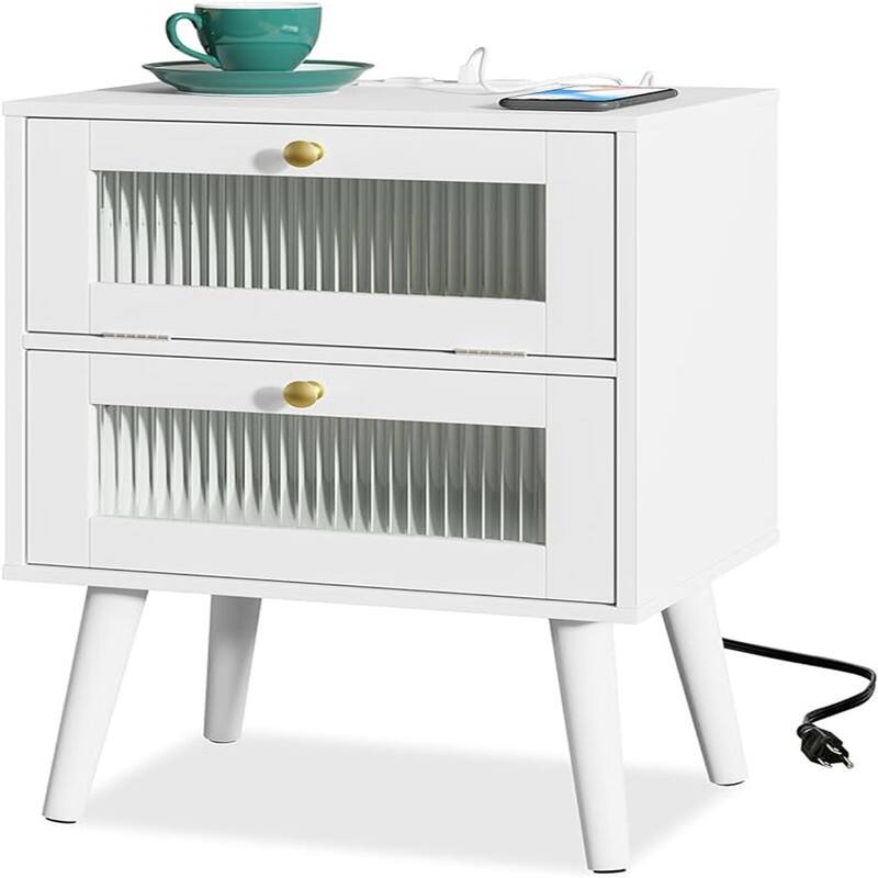 Nightstand with Charging Station