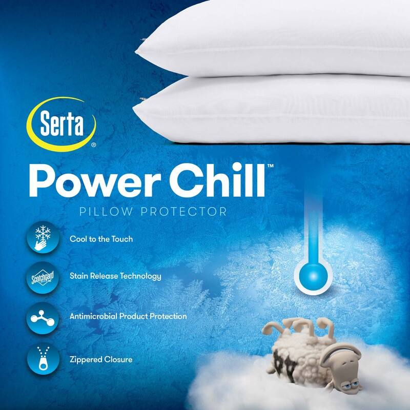 Serta Power Chill Pillow Protector - 2PK