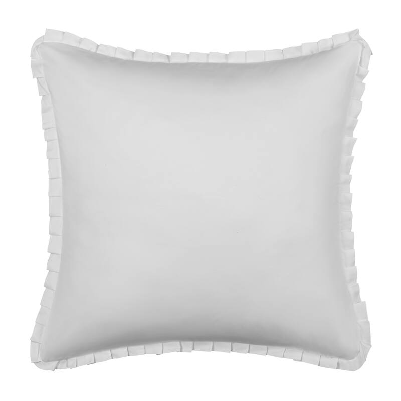 Savannah Euro Quilted Sham - White - Euro Square