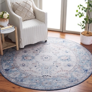 SAFAVIEH Tucson Erina Machine Washable Slip Resistant Shabby Chic Rug
