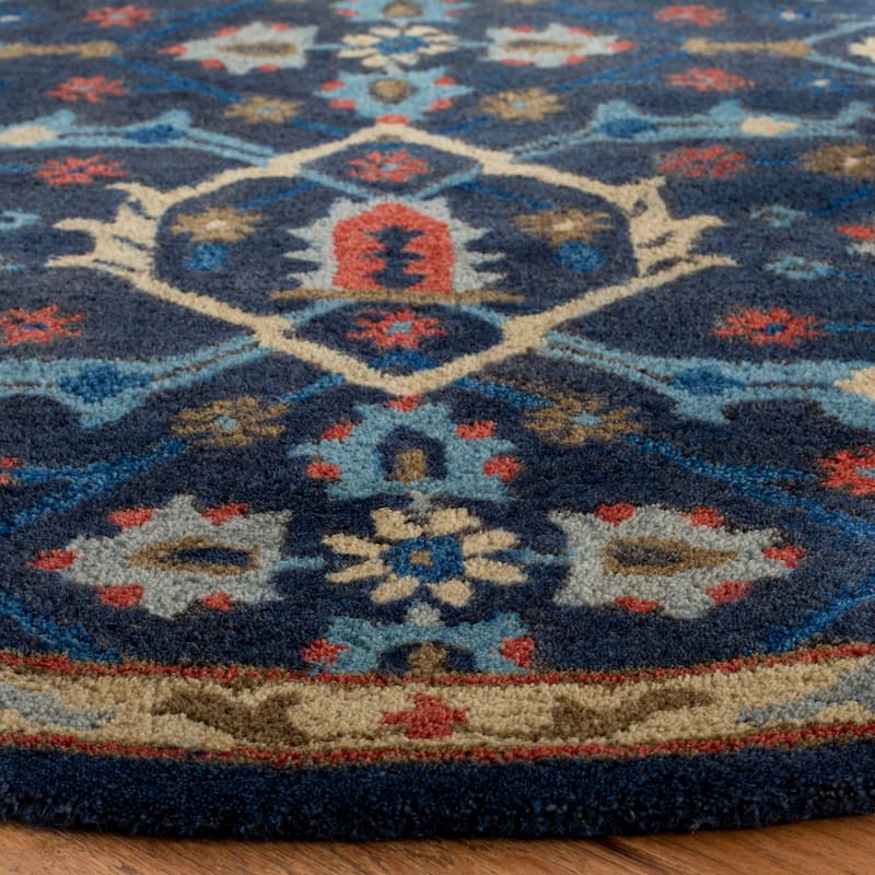 SAFAVIEH Handmade Heritage Knot Traditional Oriental Wool Rug