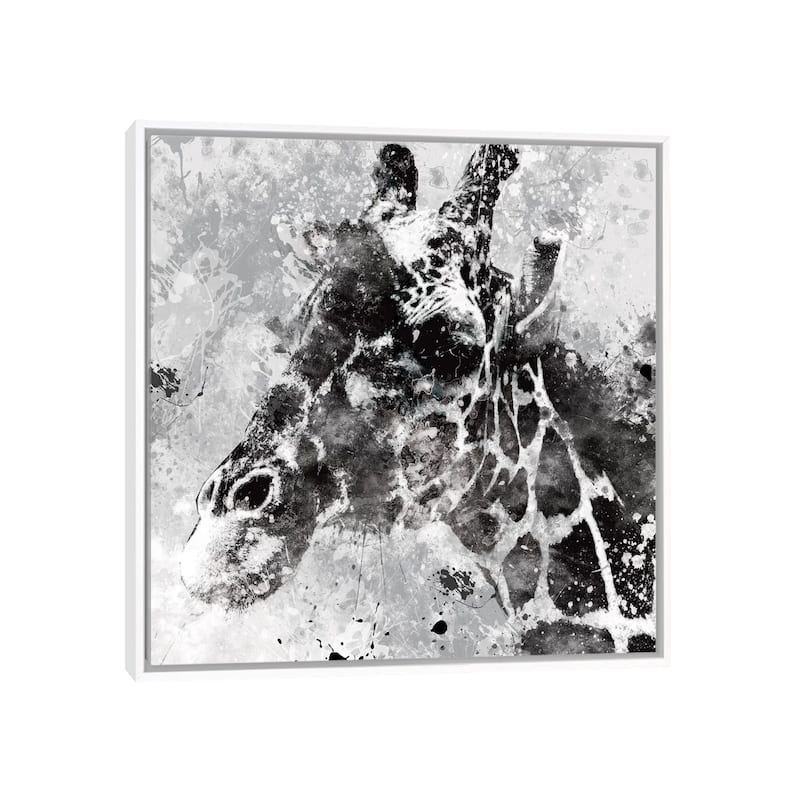 iCanvas "Giraffe" by Carol Robinson Framed Canvas Print - White - 37x37