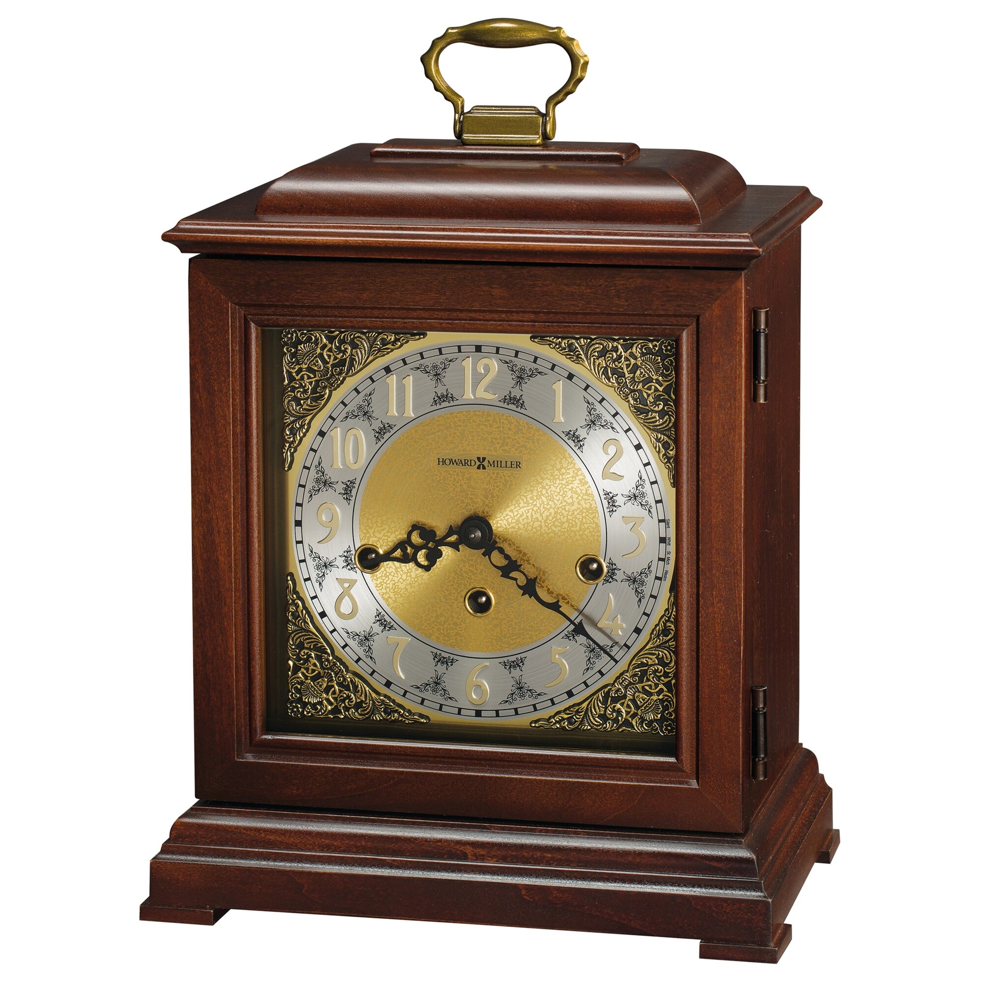 Howard Miller Samuel Watson Classic Traditional Old World Chiming Mantel Clock with Silence Option Reloj del Estante