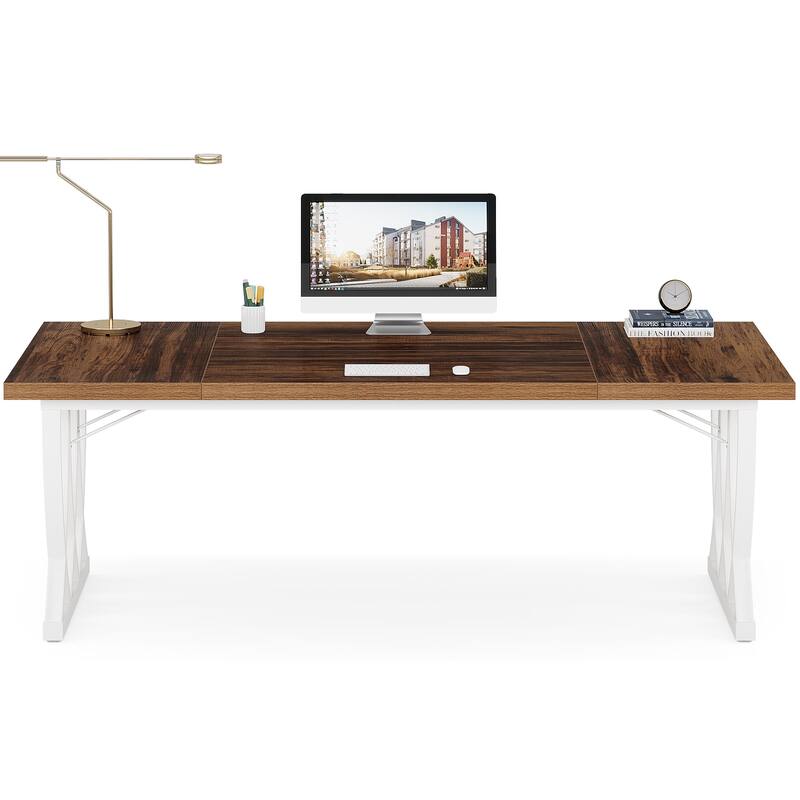 71'' Executive Computer Desk Writing Table for Home Office