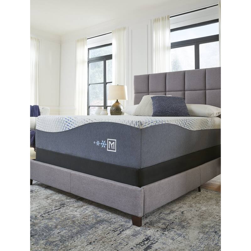 Signature Design by Ashley Millennium Cushion Firm Gel Memory Foam Hybrid White Mattress