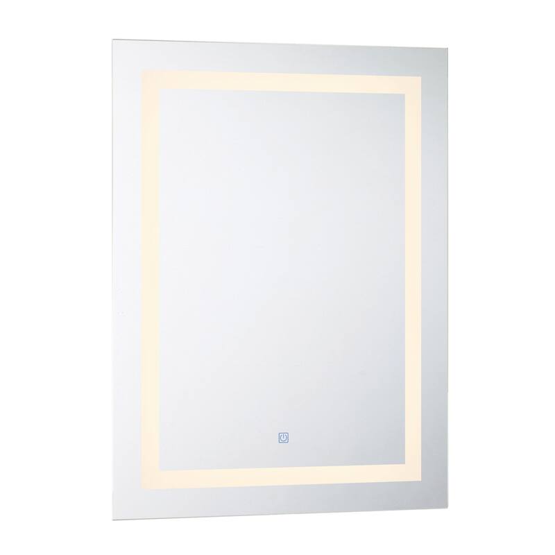 Kovacs P6107A 23-5/8" W x 31-1/2" H Modern Rectangular Frameless - Natural