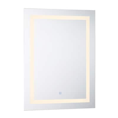 Kovacs P6107A 23-5/8" W x 31-1/2" H Modern Rectangular Frameless