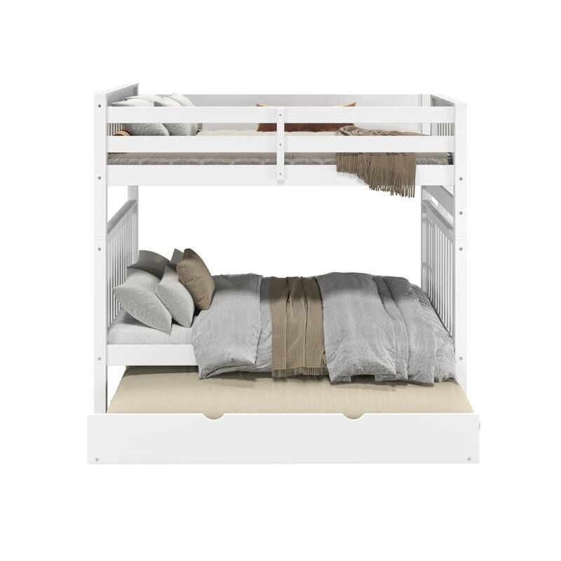 Taylor & Olive Trillium Full over Full Bunk Bed, Twin Trundle