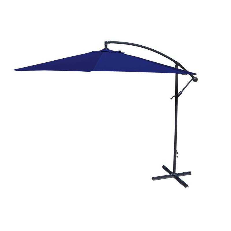 9.5' Octagon Offset Cantilever Patio Umbrella with Crank Opening