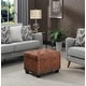 preview thumbnail 37 of 56, Copper Grove Mendocino Storage Ottoman Forest Leopard Print