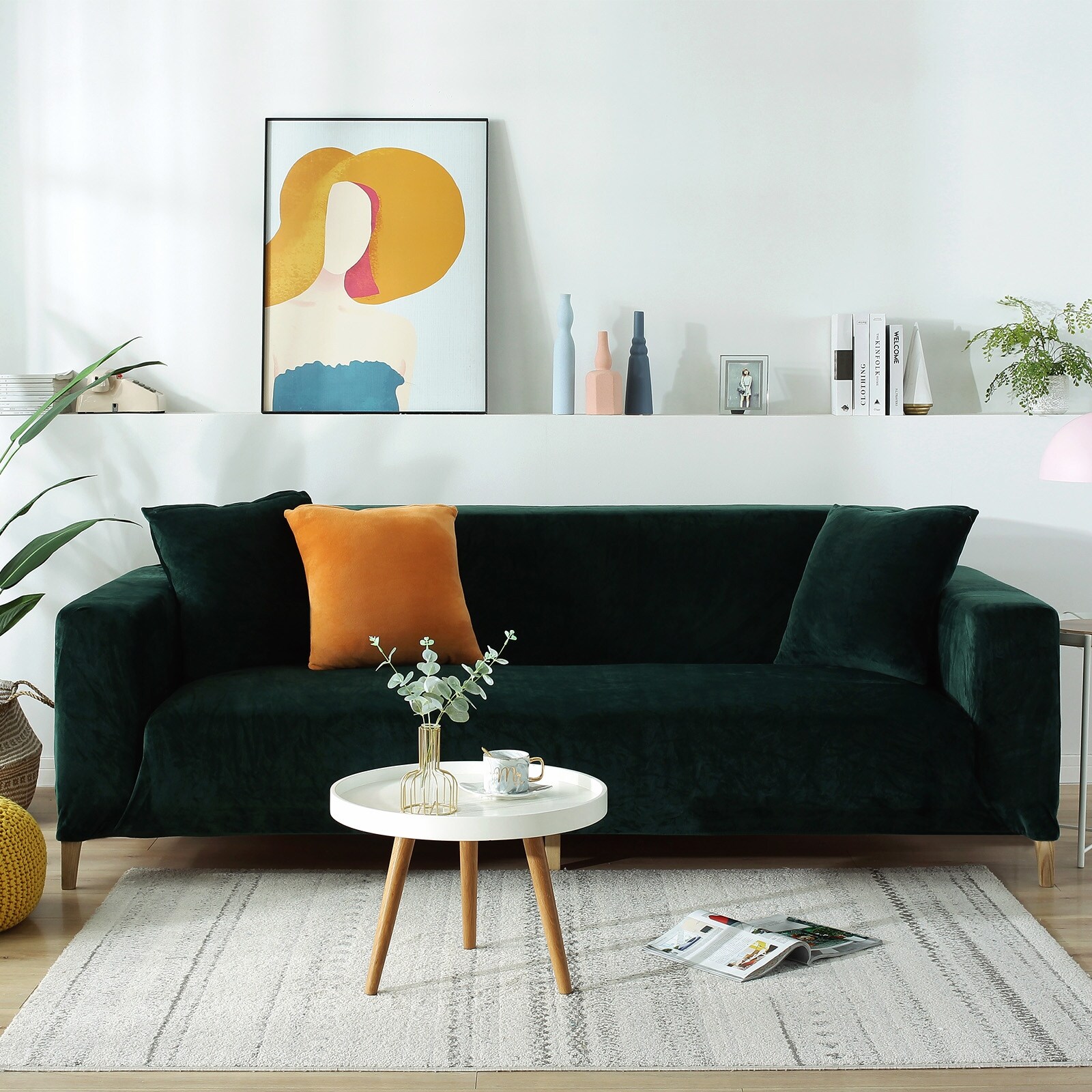 Stretch Sofa Slipcover Couch Cover Furniture Protector for 3