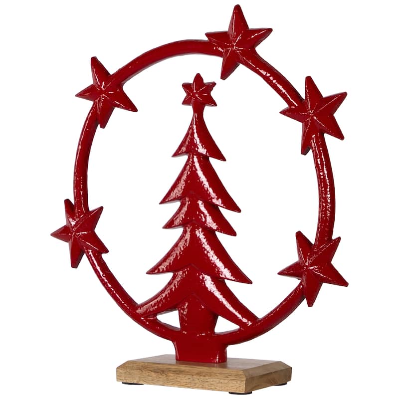 Star Bright Metal Tree Christmas Decoration - 12"